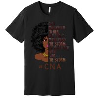 I Am The Storm Cna apparel African American Premium T-Shirt