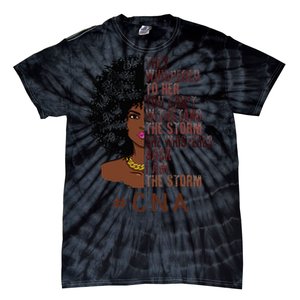 I Am The Storm Cna apparel African American Tie-Dye T-Shirt