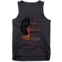 I Am The Storm Cna apparel African American Tank Top