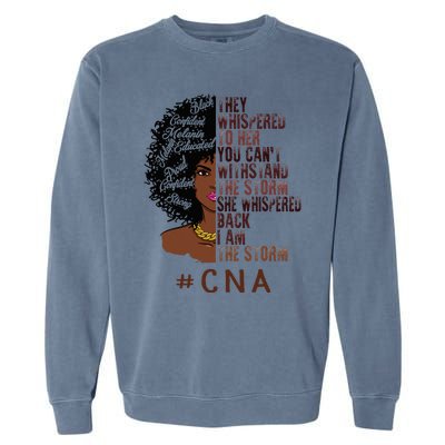 I Am The Storm Cna apparel African American Garment-Dyed Sweatshirt