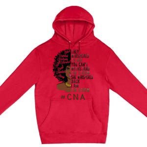 I Am The Storm Cna apparel African American Premium Pullover Hoodie