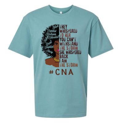 I Am The Storm Cna apparel African American Sueded Cloud Jersey T-Shirt