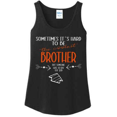 I am the cool brother funny brother Ladies Essential Tank