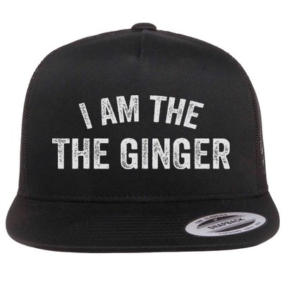 I Am The Ginger Dibs On The Redhead Funny St Patricks Day Flat Bill Trucker Hat