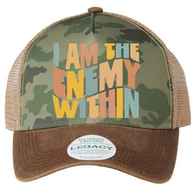 I Am The Enemy Within Kamala Harris 2024 Merch Legacy Tie Dye Trucker Hat