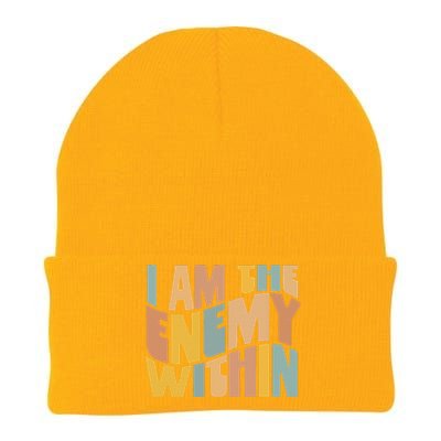 I Am The Enemy Within Kamala Harris 2024 Merch Knit Cap Winter Beanie