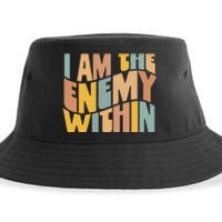 I Am The Enemy Within Kamala Harris 2024 Merch Sustainable Bucket Hat