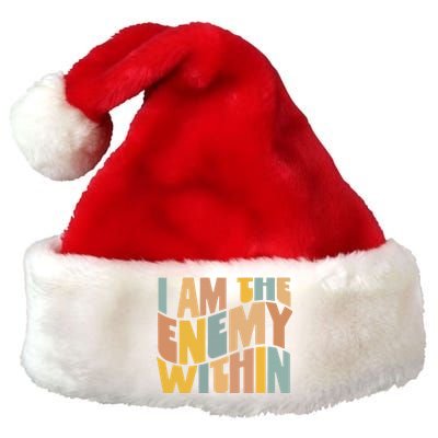 I Am The Enemy Within Kamala Harris 2024 Merch Premium Christmas Santa Hat