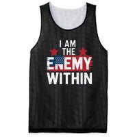 I Am The Enemy Within Kamala Harris Trump Mesh Reversible Basketball Jersey Tank