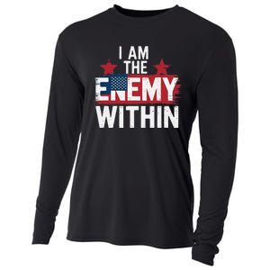 I Am The Enemy Within Kamala Harris Trump Cooling Performance Long Sleeve Crew