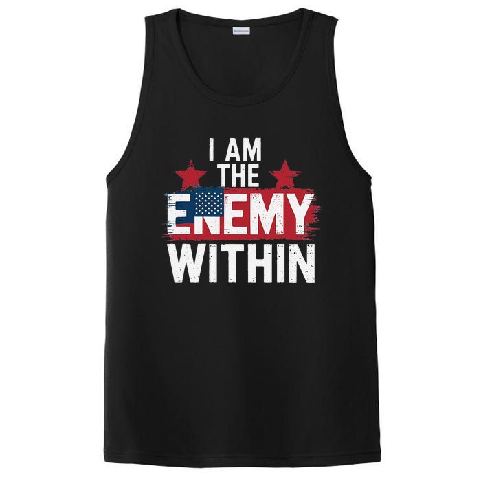 I Am The Enemy Within Kamala Harris Trump PosiCharge Competitor Tank