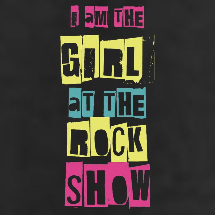 I Am The Girl At The R.O.C.K Show Funny Punk Rock Cool Comfort Performance Bucket Hat