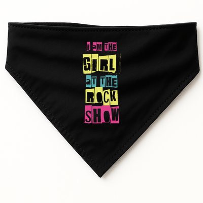 I Am The Girl At The R.O.C.K Show Funny Punk Rock USA-Made Doggie Bandana