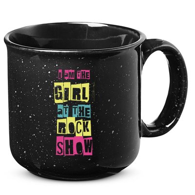 I Am The Girl At The R.O.C.K Show Funny Punk Rock 15oz Campfire Ceramic Mug