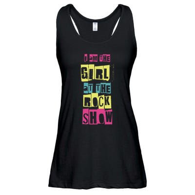 I Am The Girl At The R.O.C.K Show Funny Punk Rock Ladies Essential Flowy Tank