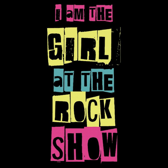I Am The Girl At The R.O.C.K Show Funny Punk Rock 16 in Basic Backpack
