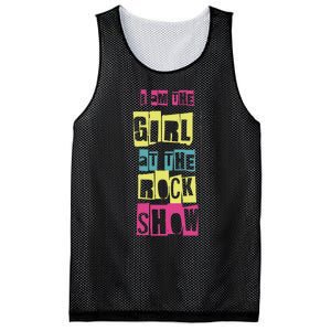 I Am The Girl At The R.O.C.K Show Funny Punk Rock Mesh Reversible Basketball Jersey Tank