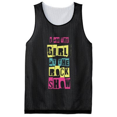I Am The Girl At The R.O.C.K Show Funny Punk Rock Mesh Reversible Basketball Jersey Tank