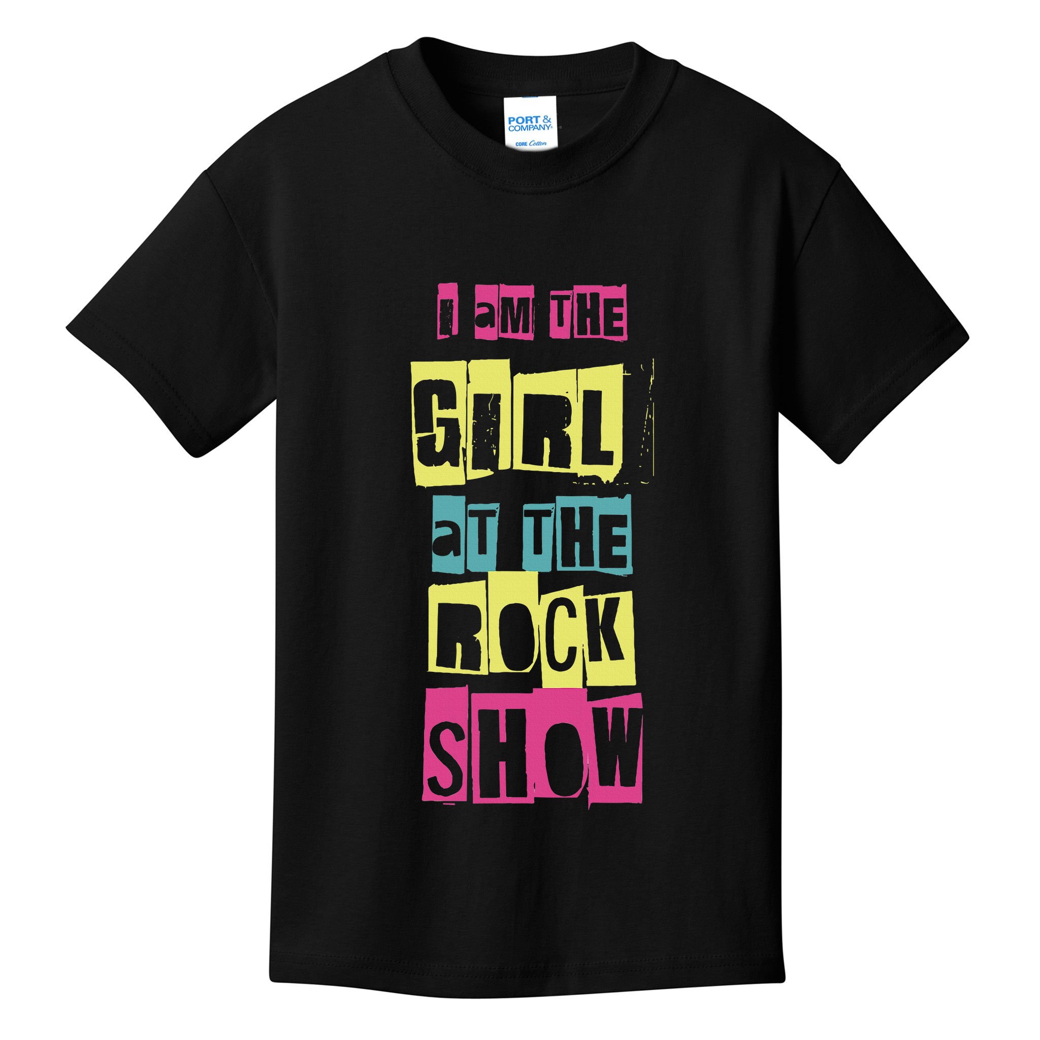 I Am The Girl At The R.O.C.K Show Funny Punk Rock Kids T-Shirt