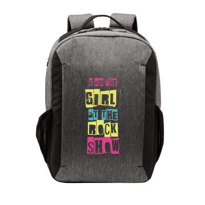 I Am The Girl At The R.O.C.K Show Funny Punk Rock Vector Backpack
