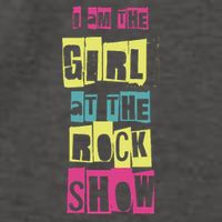 I Am The Girl At The R.O.C.K Show Funny Punk Rock Vector Backpack