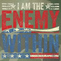 I Am The Enemy Within Pun Legacy Tie Dye Trucker Hat