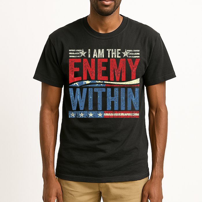I Am The Enemy Within Pun Tall T-Shirt