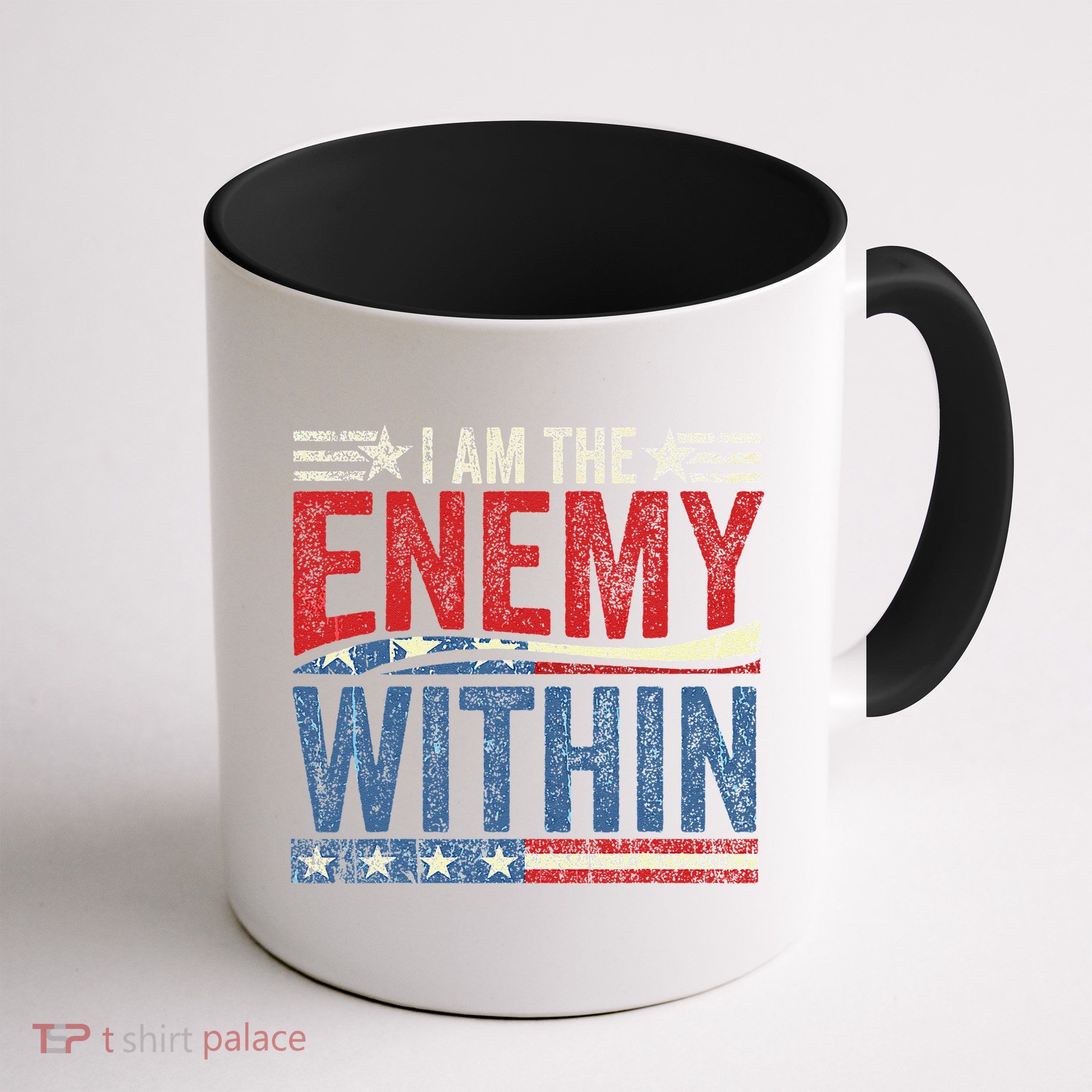 I Am The Enemy Within Pun Mug