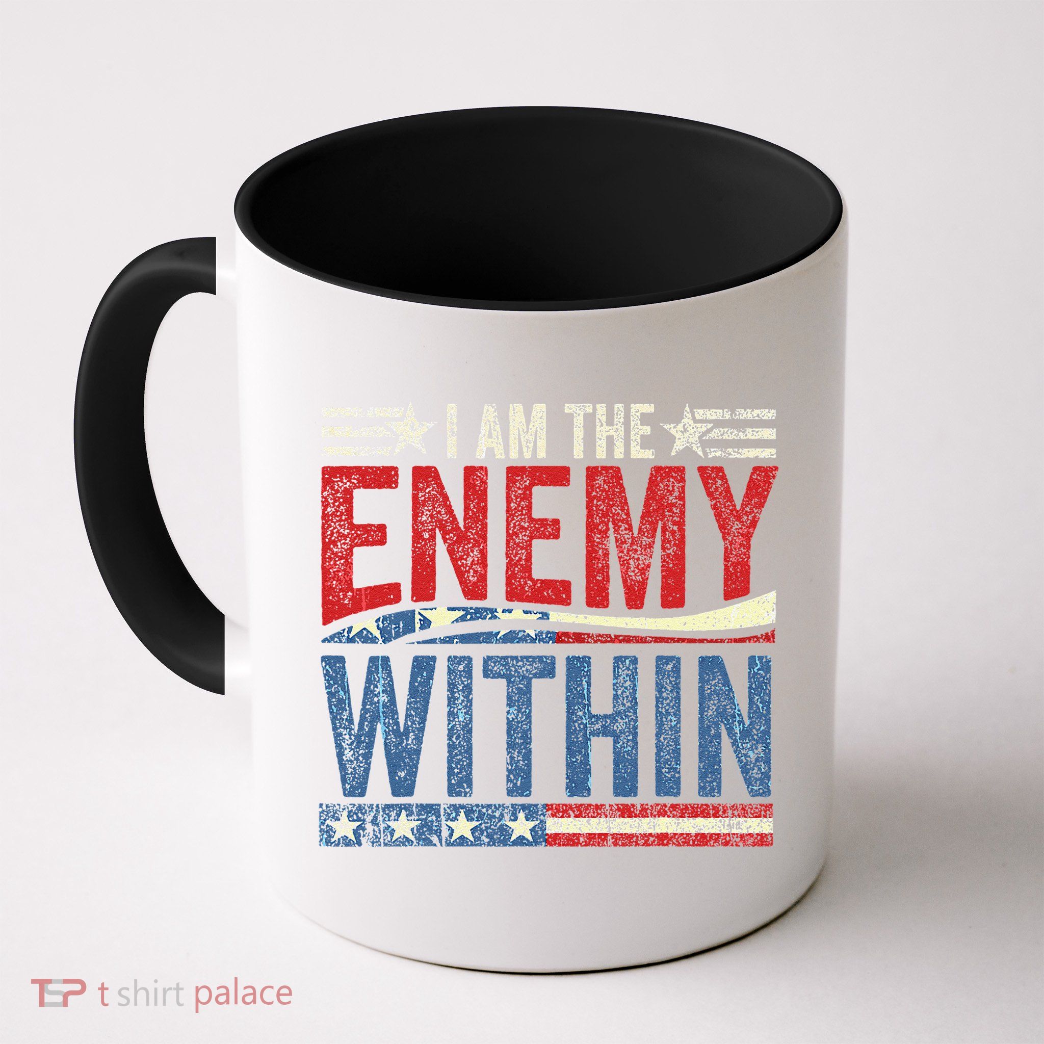 I Am The Enemy Within Pun Mug