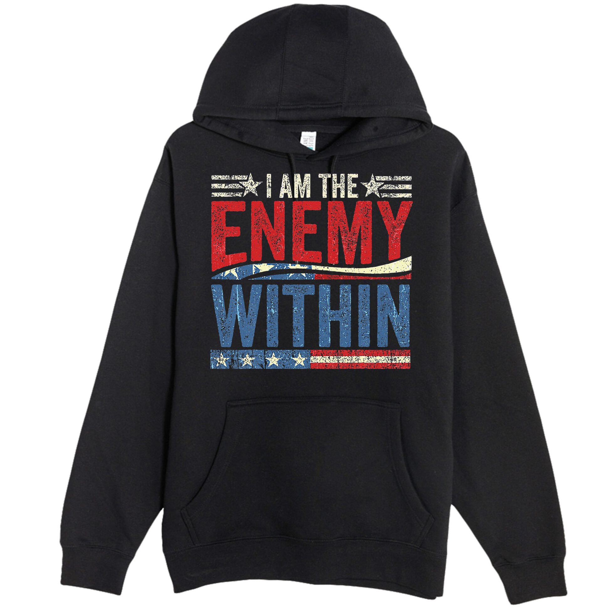 I Am The Enemy Within Pun Premium Pullover Hoodie