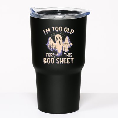 I Am Too Old For This Boo Sheet Funny Happy Halloween Tumbler