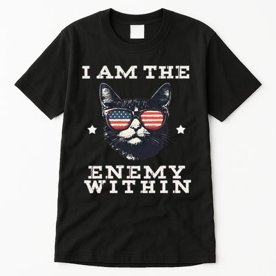 I Am The Enemy Within American Cat Tall T-Shirt