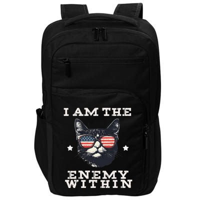 I Am The Enemy Within American Cat Impact Tech Backpack