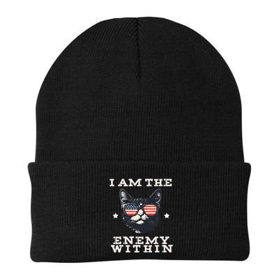 I Am The Enemy Within American Cat Beanie
