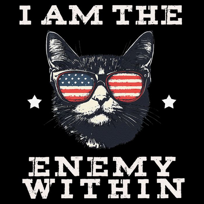 I Am The Enemy Within American Cat 16 in Basic Backpack