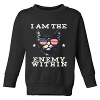 I Am The Enemy Within American Cat Toddler Sweatshirt