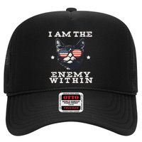 I Am The Enemy Within American Cat Hat