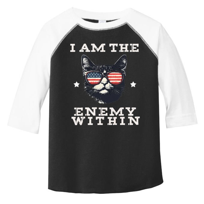 I Am The Enemy Within American Cat Toddler Fine Jersey T-Shirt