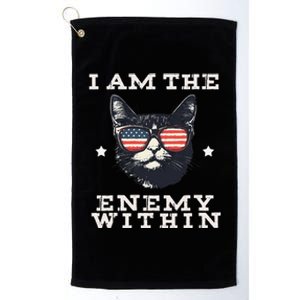 I Am The Enemy Within American Cat Platinum Collection Golf Towel