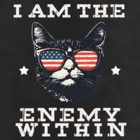 I Am The Enemy Within American Cat Golf Towel