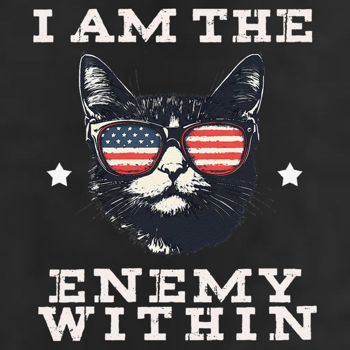 I Am The Enemy Within American Cat Golf Towel