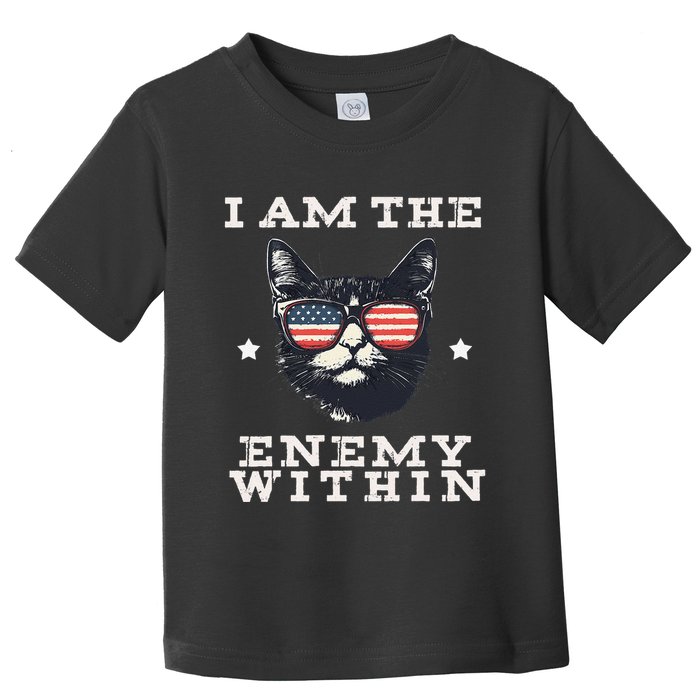 I Am The Enemy Within American Cat Toddler T-Shirt
