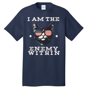 I Am The Enemy Within American Cat Tall T-Shirt