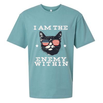 I Am The Enemy Within American Cat Sueded Cloud Jersey T-Shirt