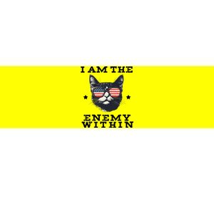 I Am The Enemy Within American Cat Bumper Sticker