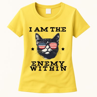I Am The Enemy Within American Cat Womens T-Shirt