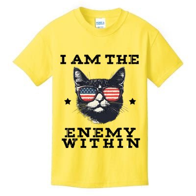 I Am The Enemy Within American Cat Kids T-Shirt