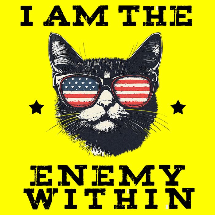 I Am The Enemy Within American Cat Kids T-Shirt