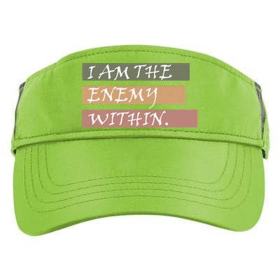 I Am The Enemy Within Adult Drive Performance Visor