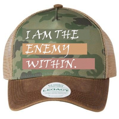 I Am The Enemy Within Legacy Tie Dye Trucker Hat